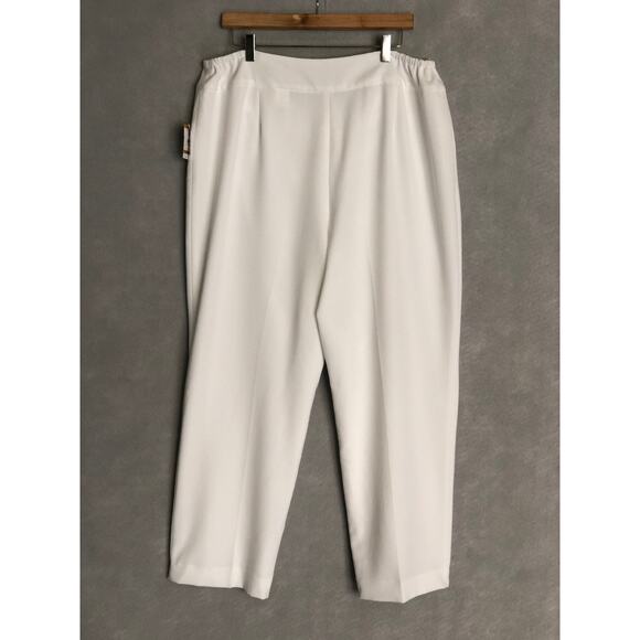 Kasper Dress Pants Women’s Size 16 White NEW - Picture 3 of 6